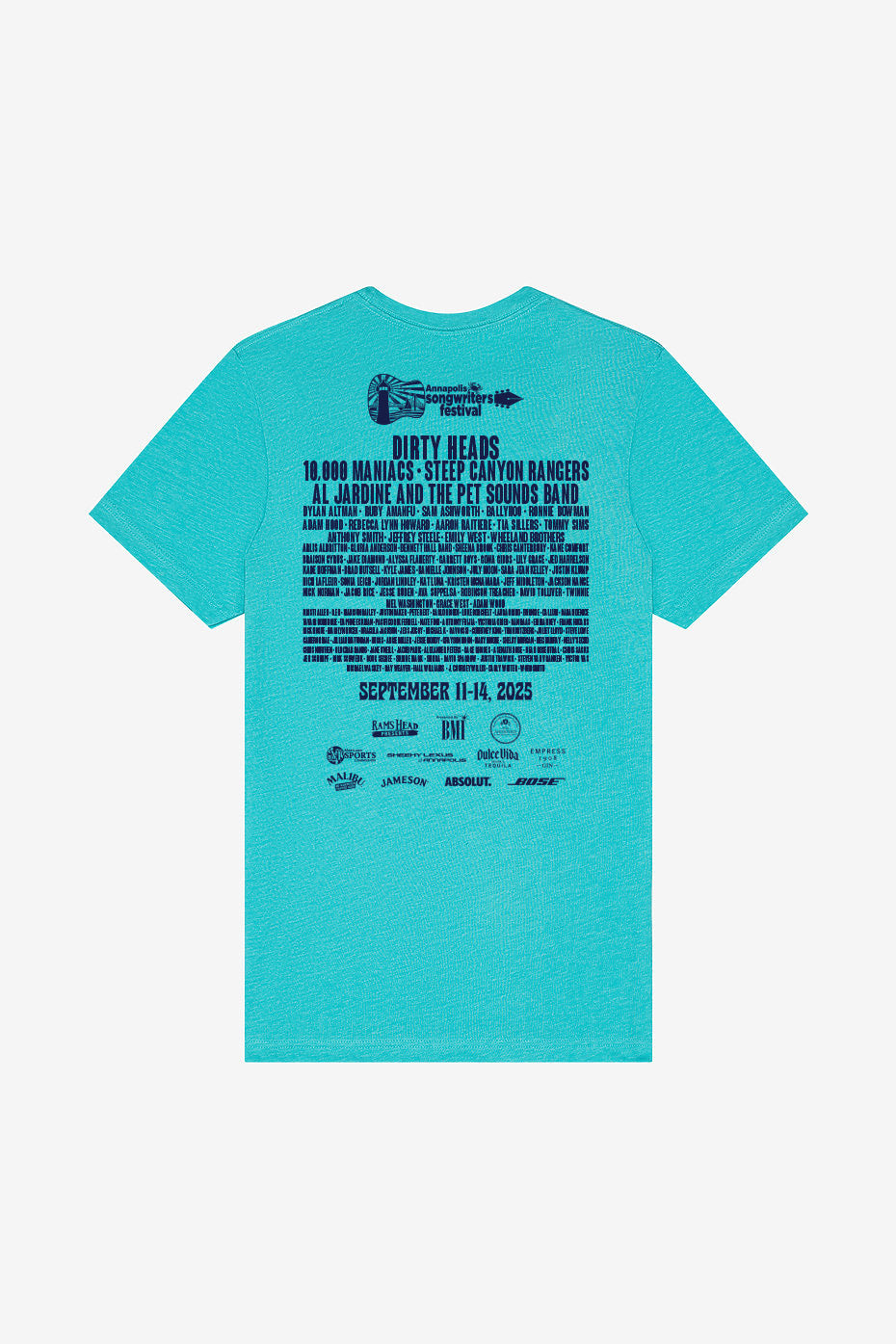 2025 Annapolis Songwriters Festival Line-Up T-Shirt