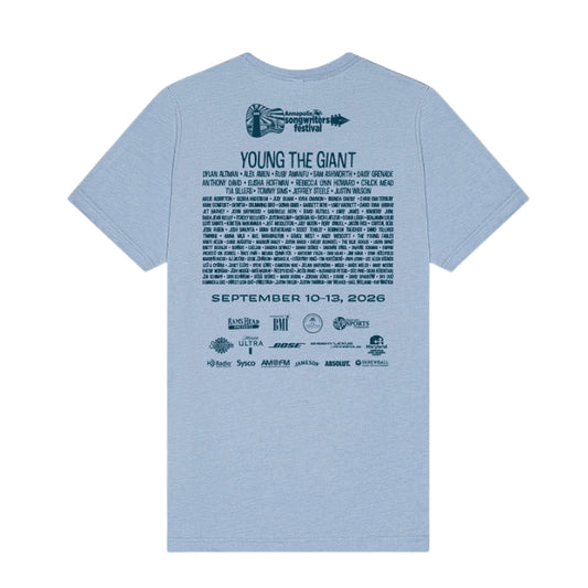 Blue Line-up Tee